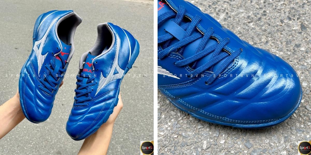 Giày đá bóng Mizuno Rebula Cup Select AS Xanh Đỏ